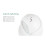 Ranpo (White) Wireless LED Motion Sensor Battery Operated Cordless Security Night Light Auto 12