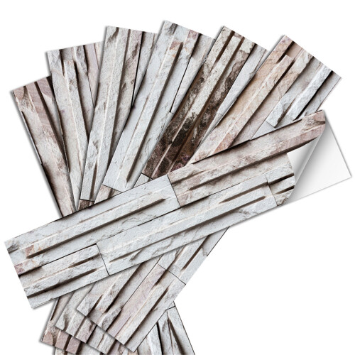 (K) Wood Grain Effect Multi-functional Stickers for Stair Kitchen ...