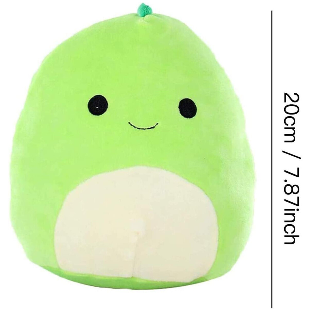 (green) Cute Dinosaur Plush Toy Dinosaur Stuffed Animal,Cotton Plushies Doll Soft Lumbar Back Cushion Pillow for Car and Home Decoration Plush Birthda