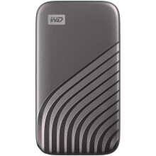 WD My Passport - Ulkoinen SSD - 1 Tt - USB-C - Harmaa (WDBAGF0010BGY-WESN)