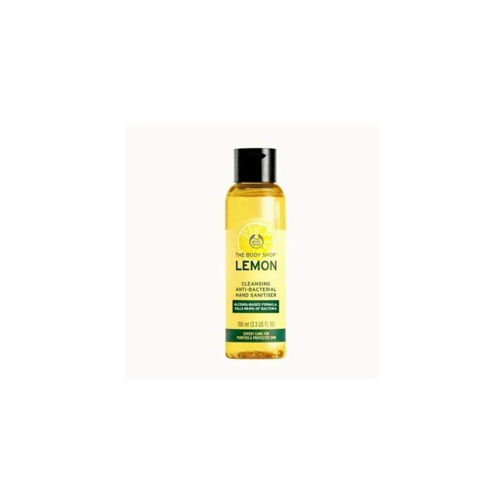 The body shop cleansing anti bacterial hand sanitiser - Lemon