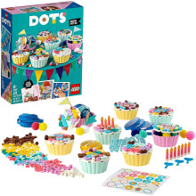 LEGO 41926 DOTS Creative Party Kit with Cupcakes, Birthday Gift Set DIY Projects, Arts and Crafts for Kids
