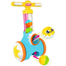 TOMY Toomies Pic & Pop Push Along Baby Toy | Toddler Ball Popper With Ball Launcher And Collector | Suitable For 18 Months, 2 & 3 Year Old B