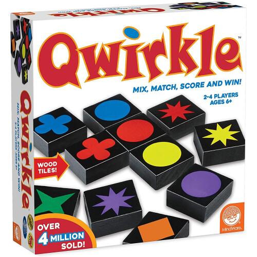 Asmodee MindWare - Qwirkle: UK Edition - Board Game