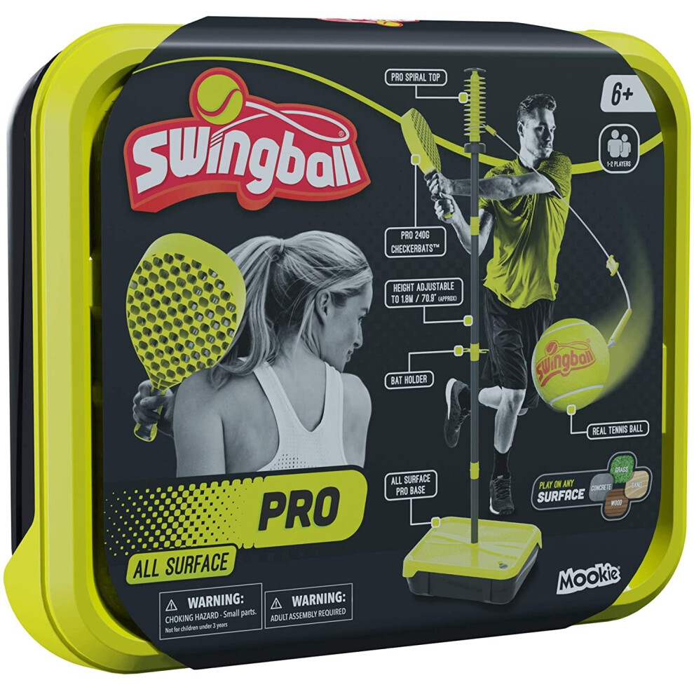 Swingball 7280 Pro All Surface, Black and Yellow