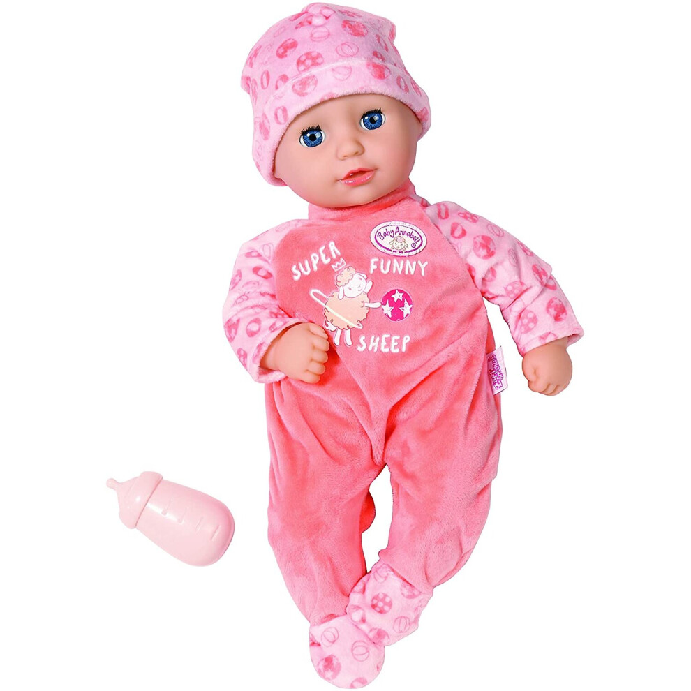 Baby Annabell 706343 Little Annabell 36cm-for Toddlers Ages 1 Year & Up-Easy for Small Hands-with Sleeping Eyes-Includes Soft Doll, Romper,