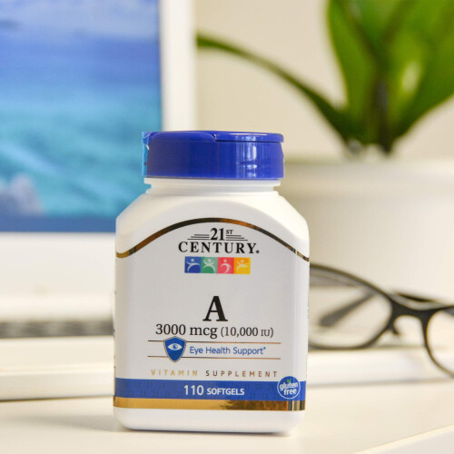 21st Century A 10, 000 I.U. Softgels, 110 Count 1