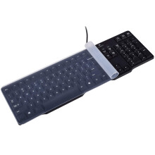 Universal klar vandt?t anti-dust silikone-tastaturbeskyttelsesd?kning Hud til standardst?rrelse PC Computer Desktop-tastaturer (st?rrelse: 17.52