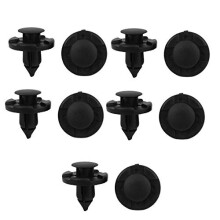 uxcell 10 Plastic Bumper Fender Flare Fastener Rivet 8mm for Nissan 01553-09321