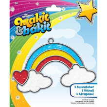 Colorbok TB-66597 Makit and Bakit Suncatcher Kit, Rainbow with Clouds