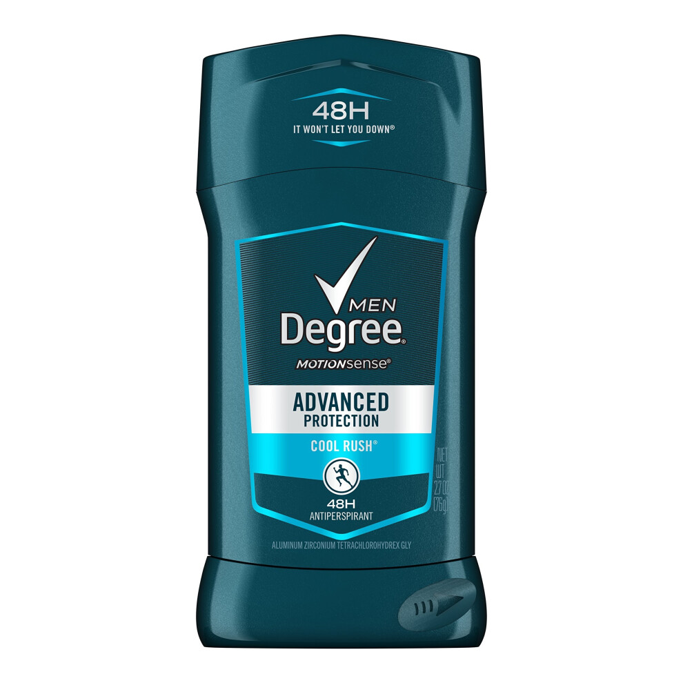 Degree Men Dry Protection Antiperspirant Deodorant Cool Rush 2.7 Oz - Packaging May Vary