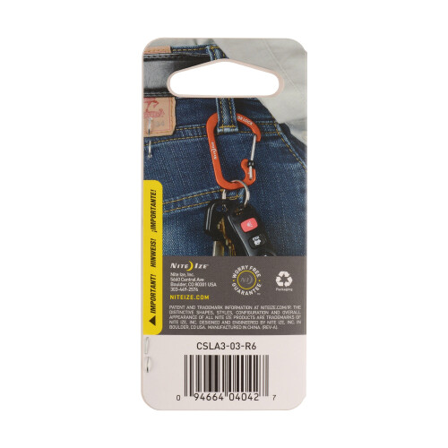 Nite Ize Nite Ize CSLA3-03-R6 Carabiner, Size #3, Blue 2