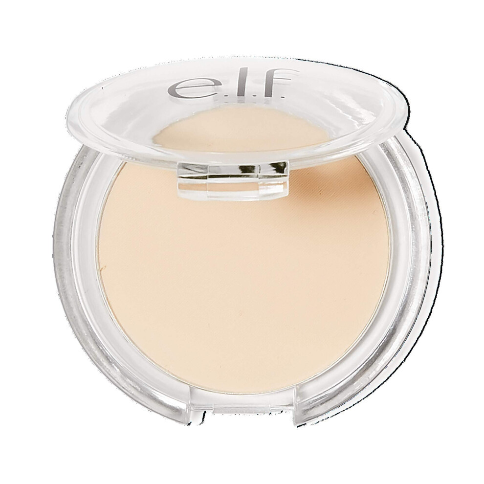 e.l.f. Prime & Stay Finishing Powder, Sets Makeup, Controls Shine & Smooths Complexion, Sheer, 0.17 Oz (4.8g)