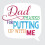 Thanks Dad Father's Day Square Script Greeting Card Foiled Greetings Cards 2