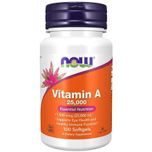 Tillgger nu vitamin A (fiskleverolja) 25 000 iu Essential Nutrition 100 Softgels