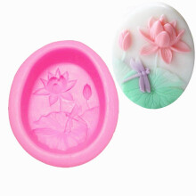 New lotus lotus shape silicone mold - The new lotus cake decorates the mold - 1PC