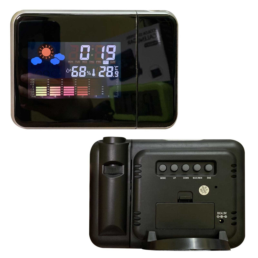 Radio Control Projection Alarm Clock - HD Display