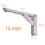 (14 Inch) 2Pcs Folding Brackets Heavy Duty Shelf Triangle Bench Mounted Table Wall Hinges 11