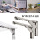 (10 Inch) 2Pcs Folding Brackets Heavy Duty Shelf Triangle Bench Mounted Table Wall Hinges 1
