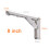 (8 Inch) 2Pcs Folding Brackets Heavy Duty Shelf Triangle Bench Mounted Table Wall Hinges 9