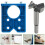 ABS Concealed Hinge Hole Jig Kitchen Cabinet Doors Drill Bit Tool D 1