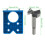ABS Concealed Hinge Hole Jig Kitchen Cabinet Doors Drill Bit Tool D 2