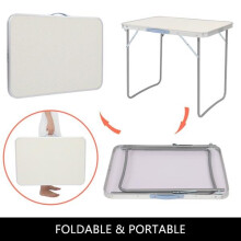 Folding Portable Camping Table Party Kitchen Outdoor Garden BBQ Aluminum