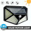 Ranpo 2Pcs 100 LED PIR αισθητήρα κίνησης ηλιακό φως τοίχου υπαίθρια λάμπα κήπου 3