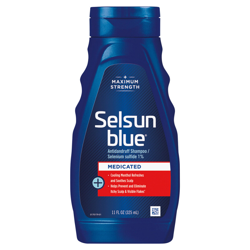 Selsun Blue Medicated Dandruff Shampoo 11-Ounce Bottles