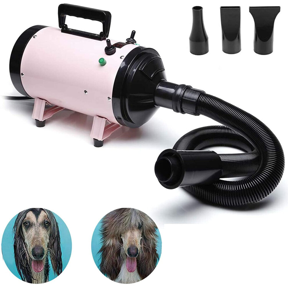 Briefness 2800W Dog Hair Dryer Dog Grooming Blaster Pet Dryer Motorcycle Dryer