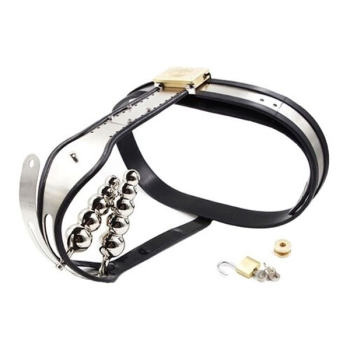 Adjustable Stainless Steel Female Chastity Belt 2