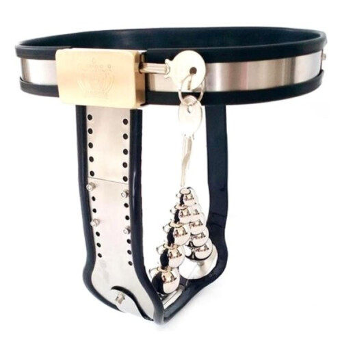 Adjustable Stainless Steel Female Chastity Belt 1