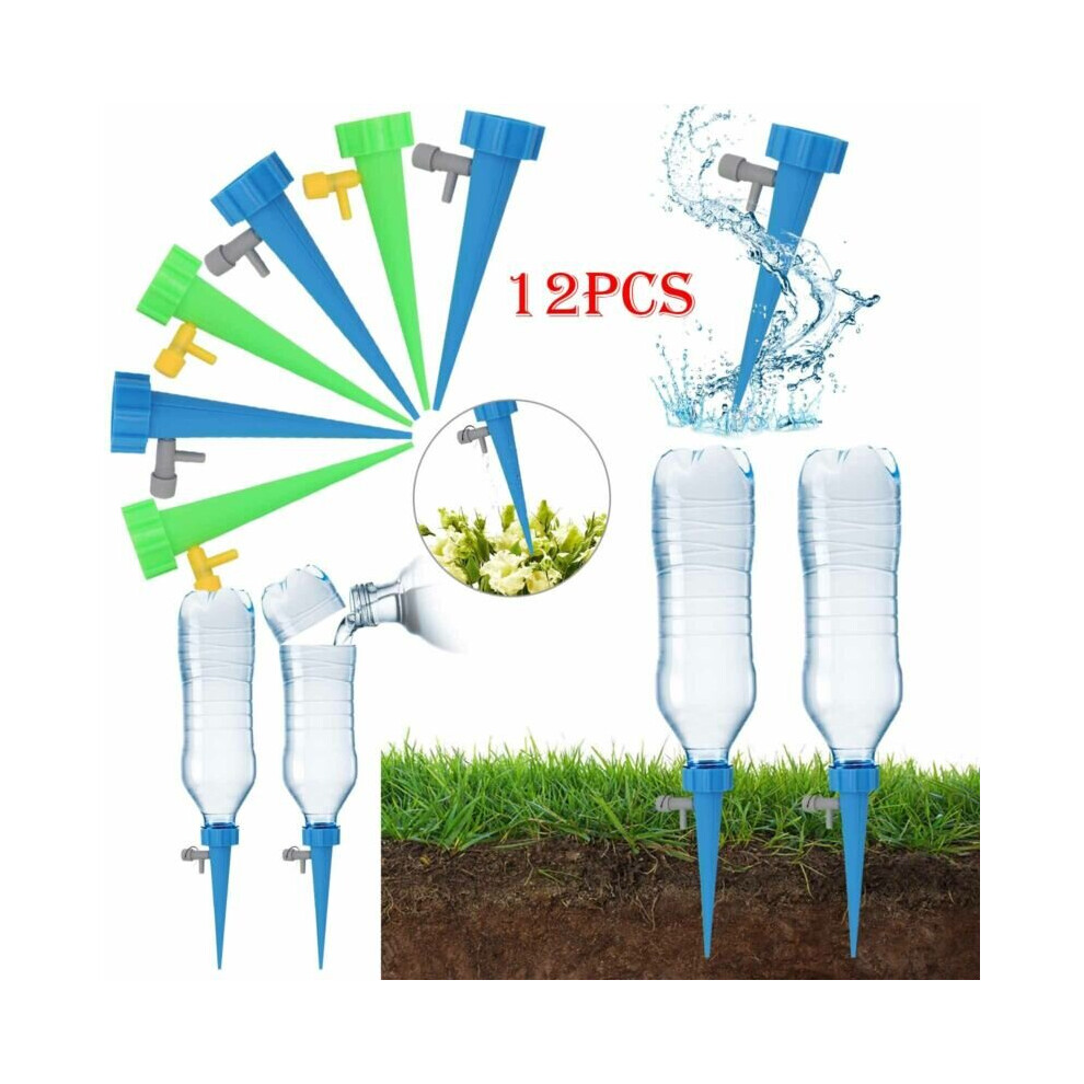 12x Automatic Self Watering Spikes System Garden  Plant Pot Water-er Tools