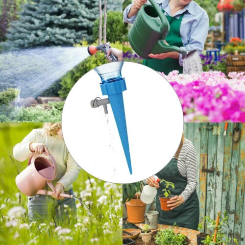 12x Automatic Self Watering Spikes System Garden  Plant Pot Water-er Tools 2
