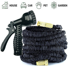 (BLACK, 150FT) 75FT/100FT/150FT/200FT Expandable Flexible Garden Hose Magic Hose Pipes