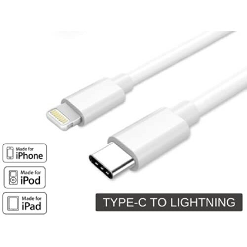 USB C to iPhone Cable, iPhone 11 Charger 1 Meter Compatible with iPhone 2