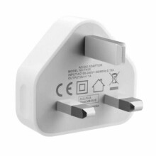 (UK plug + cable) Mains 3-Pin UK Plug USB Charger for Apple iPhone 3G/3GS/4/4s, iPad 1/2/3, iPod Touch 1/2/3/4, iPod Classic, iPod Nano 1 to 6