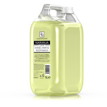 London Fine Soaps Naranja Hand, Hair & Body Wash ~ 2 x 5 Litres