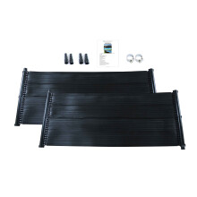 (2) Swimming/Paddling Pool Solar Hot Water Heater Mat Total PV Panel Kit Free Sun Energy Kids