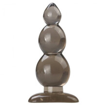 Butt Plug Anal Sex Toy, Balled Zones Black