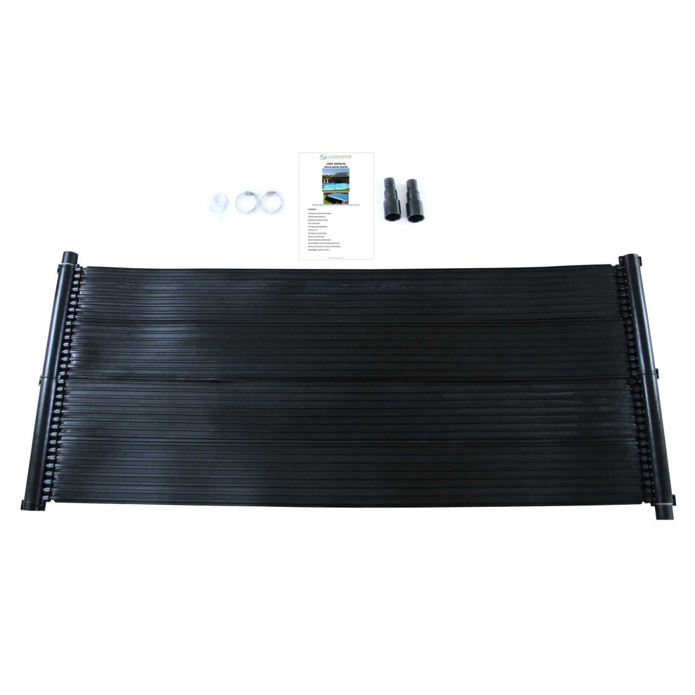 (1) Swimming/Paddling Pool Solar Hot Water Heater Mat Total PV Panel Kit Free Sun Energy Kids