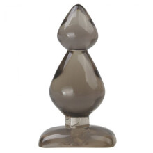 Butt Plug Anal Sex Toy, Double Delight Black