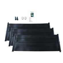 (3) Swimming/Paddling Pool Solar Hot Water Heater Mat Total PV Panel Kit Free Sun Energy Kids