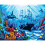 Dolphins Around A Wreck Tapestry Canvas 1
