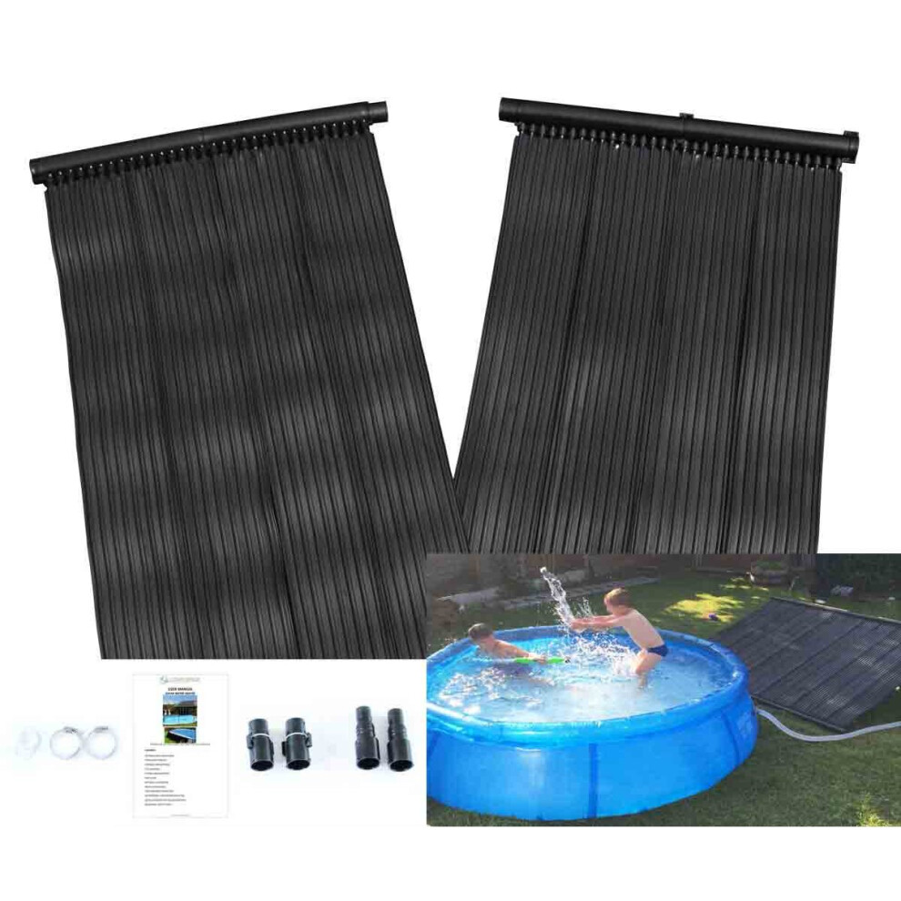 Large Solar Thermal Panel Swimming Pool Heating Mat 1.33m x 3m Hot Water Free Energy