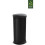 Curver Curver Metal Effect Plastic One Touch Deco Bin, Black, 40 Litre 7