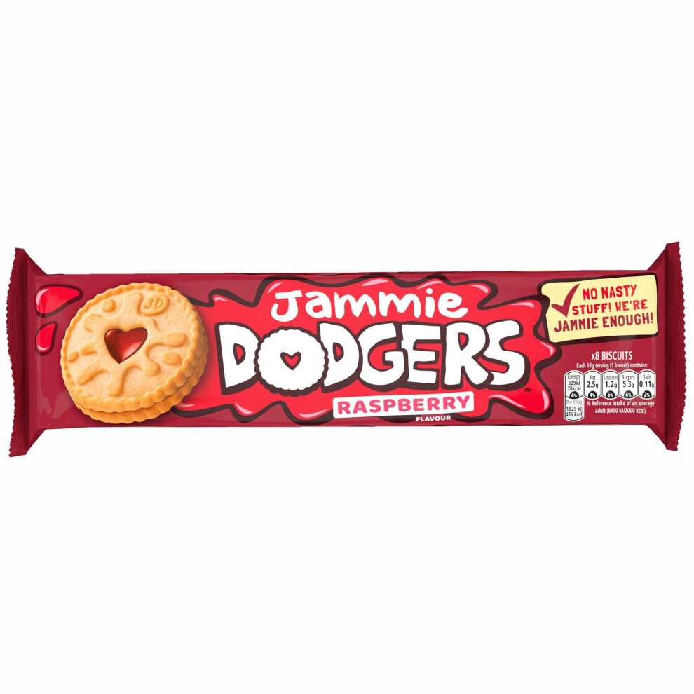 Jammie Dodgers Raspberry Flavour - 18x140g