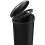 Curver Curver Metal Effect Plastic One Touch Deco Bin, Black, 40 Litre 4
