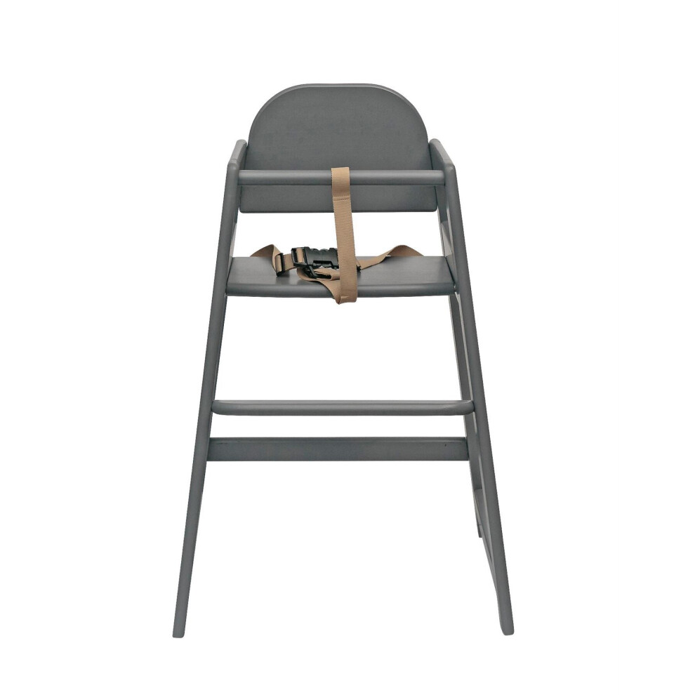 (Grey) Safetots Simply Stackable High Chair