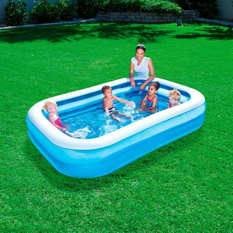 BESTWAY FAMILY POOL, RECTANGULAR POOL FOR CHILDREN 262 X 175 X 51 CM